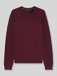 Pullover mit Logo-Schriftzug KN_Momentum-X CN von BOSS Green Bordeaux - 32