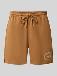 Regular Fit Sweatshorts aus Baumwoll-Mix von Nike Beige - 21