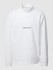 Longsleeve mit Stehkragen von Calvin Klein Jeans Weiß - 41