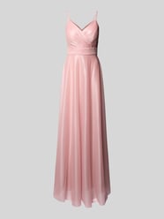 Abendkleid in Wickel-Optik von TROYDEN COLLECTION Pink - 45