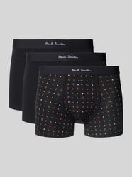 Trunks mit elastischem Logo-Bund im 3er-Pack von PAUL SMITH Schwarz - 3