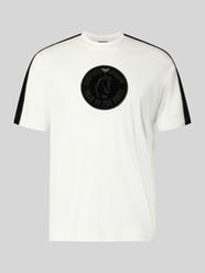 T-Shirt mit Label-Detail von Emporio Armani - 46