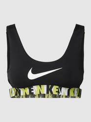 Top bikini z nadrukiem z logo od NIKE TRAINING Czarny - 40