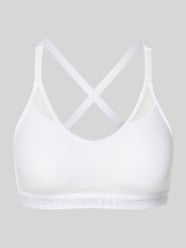 Sport-BH mit Label-Schriftzug Modell 'UA Crossback Low Bra' von Under Armour - 1