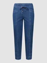 Joggingbroek in denimlook, model 'SUE' van Toni Dress Blauw - 15