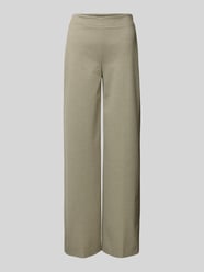 Wide leg stoffen broek met structuurmotief, model 'BEFORE' van Drykorn Groen - 37