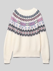 Regular Fit Strickpullover aus reiner Baumwolle von Tommy Hilfiger Teens - 12