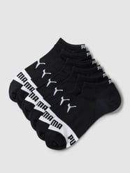 Socken mit Label-Print im 6er-Pack von Puma Schwarz - 32