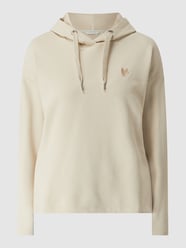 Hoodie mit Seitenschlitzen von Tom Tailor Beige - 46