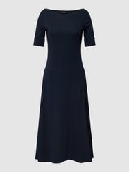 Sukienka midi z dekoltem w łódkę model ‘MUNZIE’ od Lauren Ralph Lauren Niebieski - 18