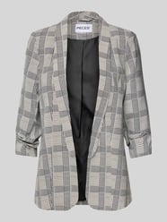 Długi żakiet o kroju shaping fit z szalowym kołnierzem model 'BOSELLA' od PIECES - 12