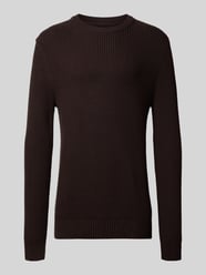 Sweter z dzianiny z okrągłym dekoltem od MCNEAL - 13