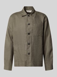 Regular Fit Overshirt aus reinem Leinen Modell 'BAIRD' von Selected Homme - 9