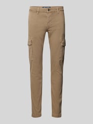 Tapered Fit Cargohose mit Gürtelschlaufen Modell 'Driver' von MAC Beige - 40