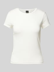 T-Shirt mit Rundhalsausschnitt von Gina Tricot Weiß - 13