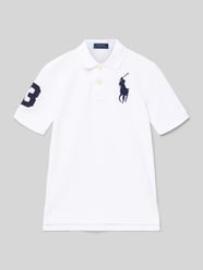 Poloshirt mit Label-Stitching von Polo Ralph Lauren Teens - 3