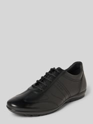 Sneakersy z naturalnej skóry z wytłoczonym logo od Geox - 25