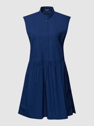 Knielanges Kleid mit kurzer Knopfleiste von Marc O'Polo Denim Blau - 21