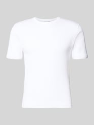 T-shirt in ribbel-look met ronde halslijn van Jake*s Studio Men - 40