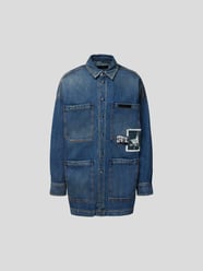 Oversized Jeanshemd mit Eingrifftaschen von Iro Blau - 39