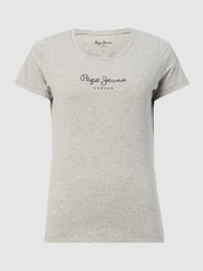 T-Shirt mit Logo-Print von Pepe Jeans Grau - 37