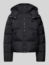 Steppjacke mit Label-Detail von Lacoste Sport Schwarz - 28