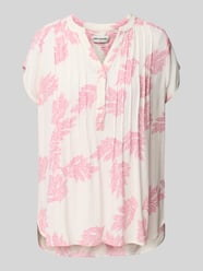 Bluzka z wiskozy z dekoltem w serek model ‘Heather’ od LOLLYS LAUNDRY - 48
