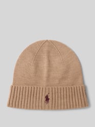 Beanie van wol met labelstitching van Polo Ralph Lauren - 8