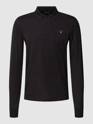 Poloshirt im langärmeligen Design von Gant Schwarz - 28