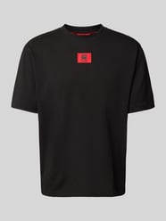 T-Shirt mit Label-Patch Modell 'Drambok' - HUGO X RB von HUGO Schwarz - 39