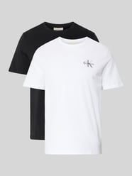 T-shirt met ronde hals en logo van Calvin Klein Jeans - 7