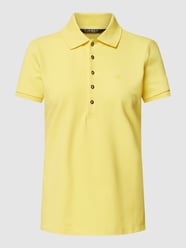 Poloshirt mit Label-Stitching von Lauren Ralph Lauren Gelb - 4