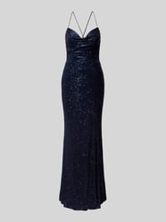 Abendkleid mit Herz-Ausschnitt von Laona Blau - 19