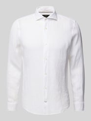 Slim Fit Leinenhemd mit Haifischkragen von JOOP! Collection - 30