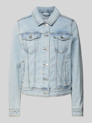 Jeansjacke mit Brustpattentaschen von Christian Berg Woman Blau - 12