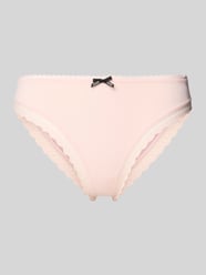 Slip mit Spitzenbesatz Modell 'UNIQUE' von HUGO Pink - 3