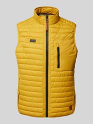 Bodywarmer met labelpatch van camel active Geel - 42