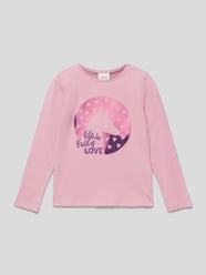 Longsleeve mit Motiv-Print von s.Oliver RED LABEL Rosa - 46