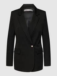 Blazer mit Reverskragen von Jake*s Collection Schwarz - 39