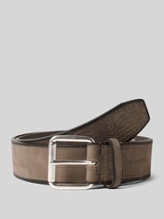 Riem van echt rundleer van Marc O'Polo Beige - 42