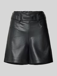 Relaxed Fit Bermudas in Leder-Optik von Zero - 26