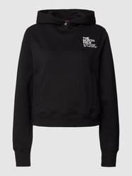 Korte hoodie met labelprint, model 'COORDINATES' van The North Face Zwart - 27