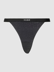 String mit Logo-Detail Modell 'LUREX' von HUGO Grau / Schwarz - 42