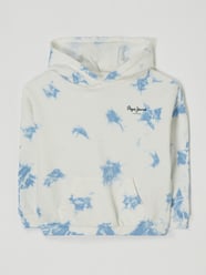Hoodie im Batik-Look Modell 'Geneva' von Pepe Jeans Weiß - 30