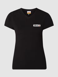 T-shirt met V-hals, model 'Stronara' van Ellesse Grijs / zwart - 24