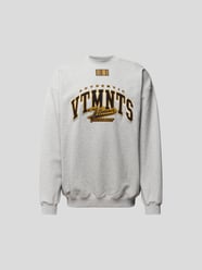 Sweatshirt mit Label-Stitching von VTMNTS Grau - 46