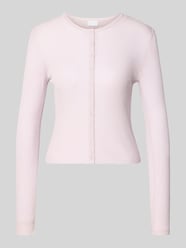 Strickjacke aus Viskose-Mix von Jake*s Cocktail Pink - 23