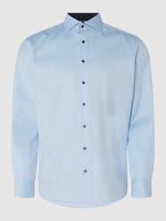 Comfort Fit Business-Hemd aus Twill von Eterna Blau - 29
