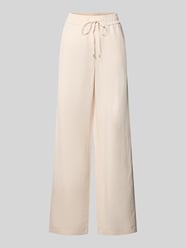 Leinenhose mit elastischem Bund Modell 'Roma' von Stehmann Beige - 8