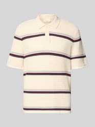 Regular Fit Poloshirt mit Streifenmuster Modell 'MAINE' von JACK & JONES - 2